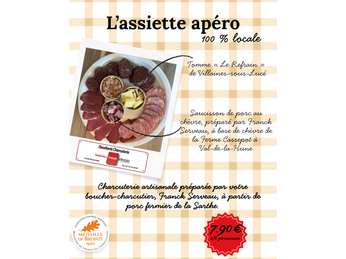 Assiette 100% locale