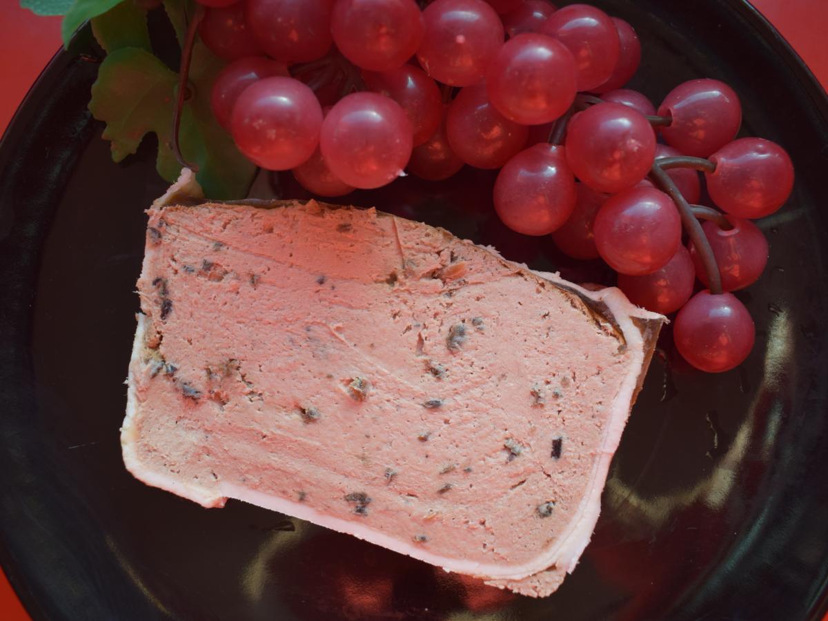 Pâté Sarthois Fabrication Maison Foie volaille et Champignons