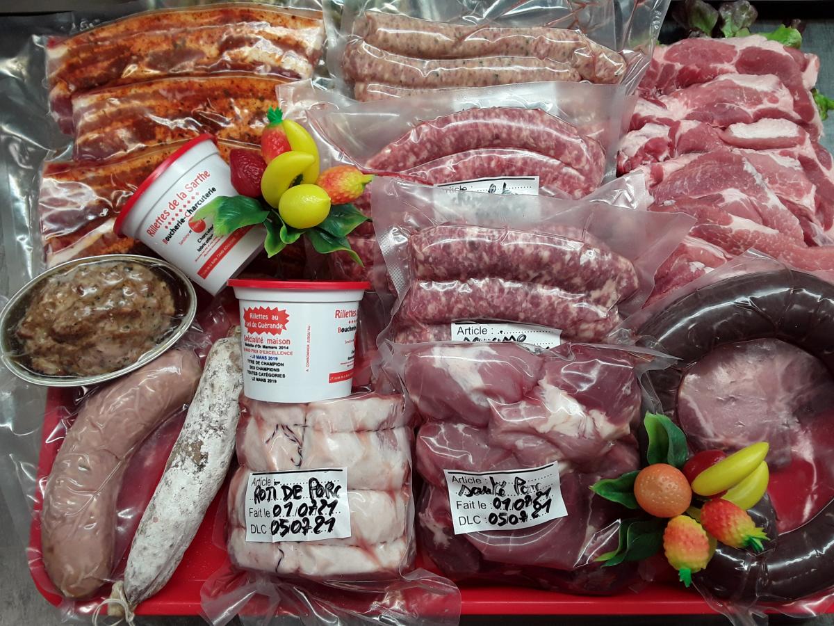 Lot de 10 kg de porc Lot de 10 kg de porc
