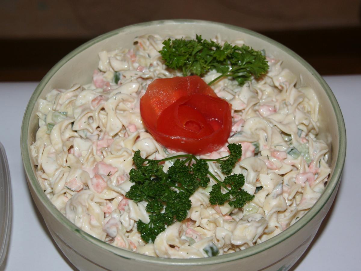 Salade Irlandaise (Tagliatelles,truites fumées)